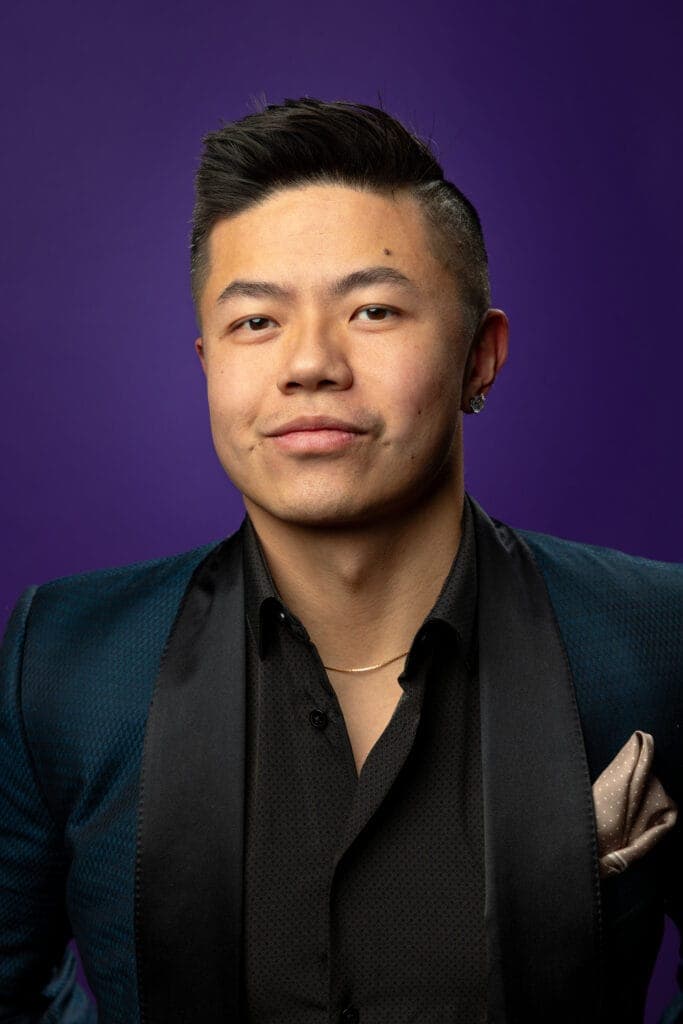 Actor headshot photographed at Shiki Studios
