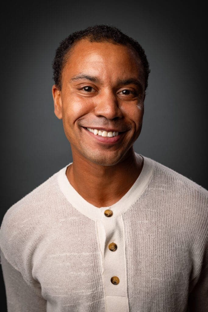 Actor headshot photographed at Shiki Studios