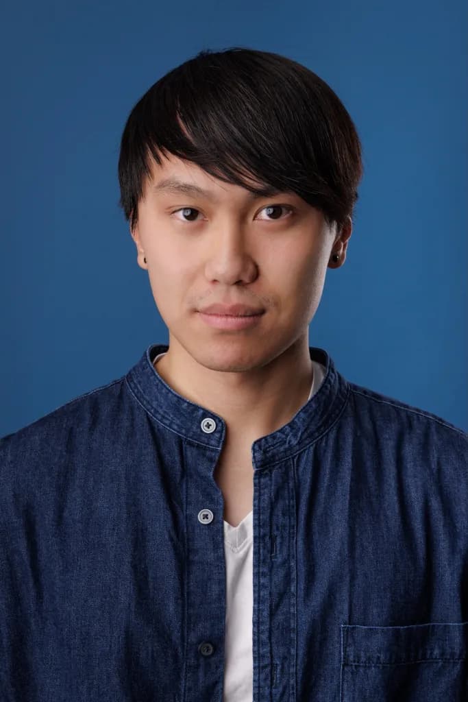 Actor headshot photographed at Shiki Studios
